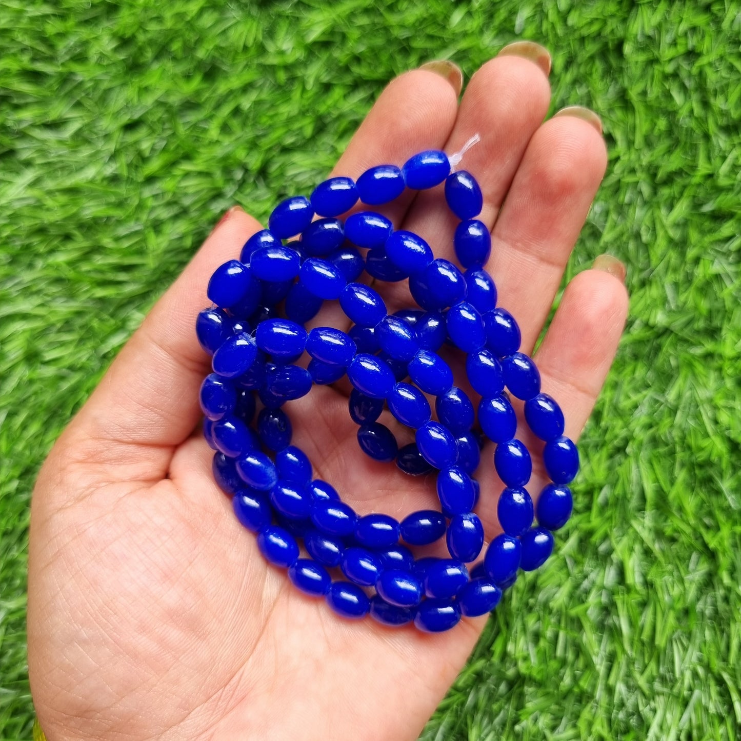 Glass Beads - Oval Shape