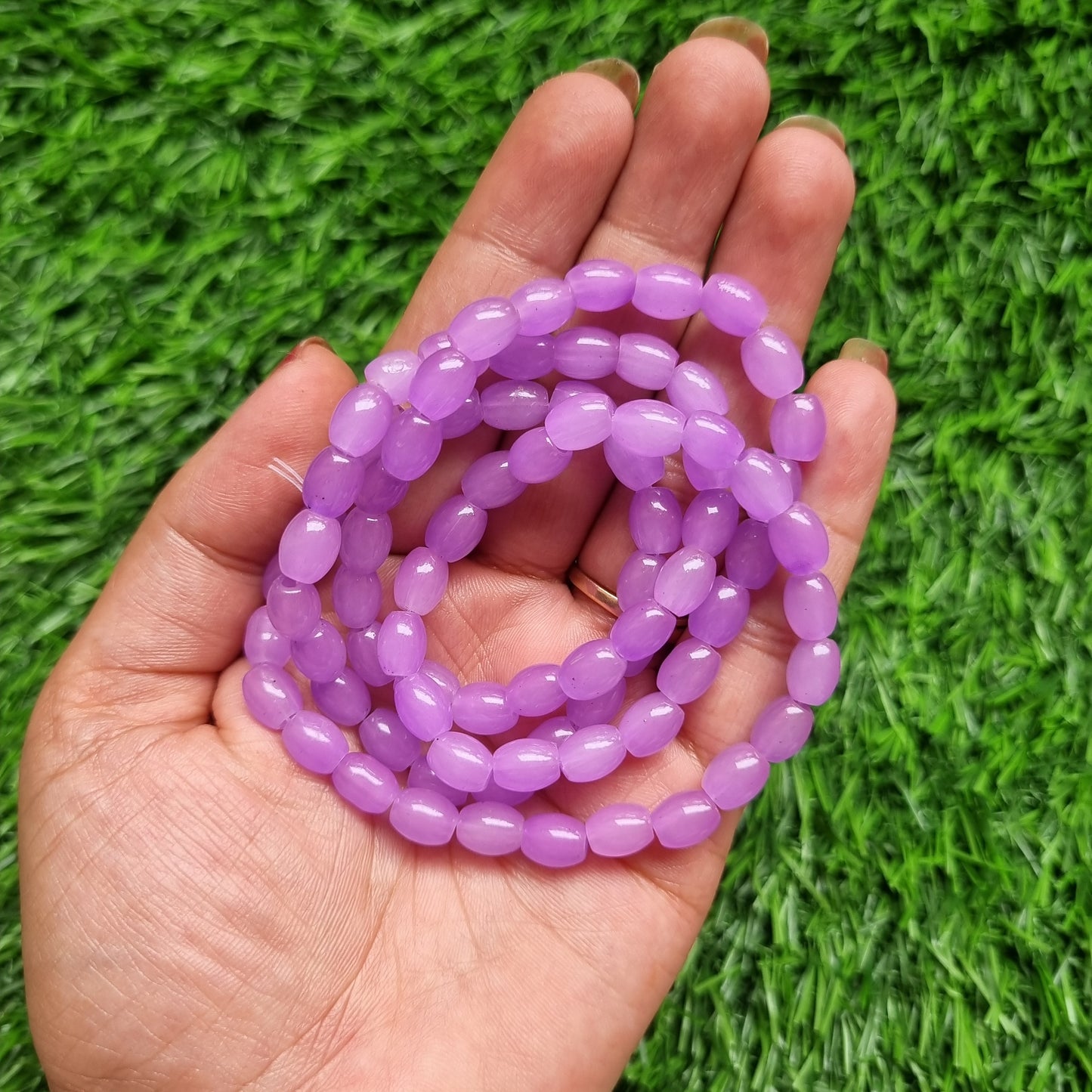 Glass Beads - Oval Shape