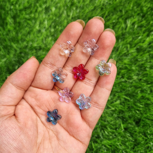 Glass Beads - Flower