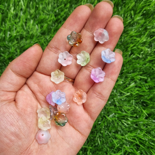 Glass Beads - Flower