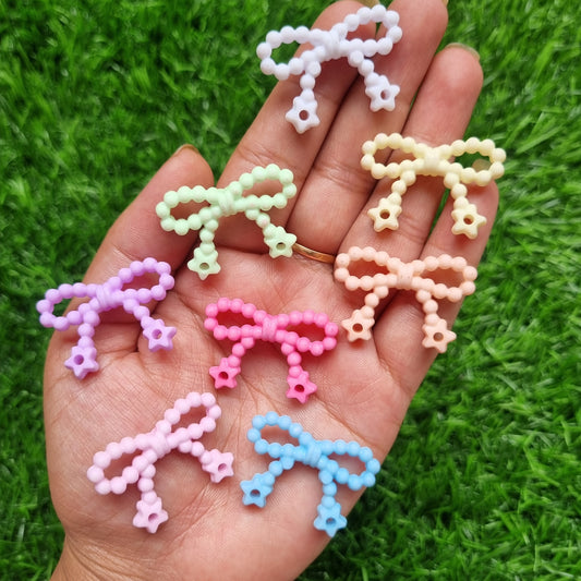 Acrylic Bubble Bow Beads