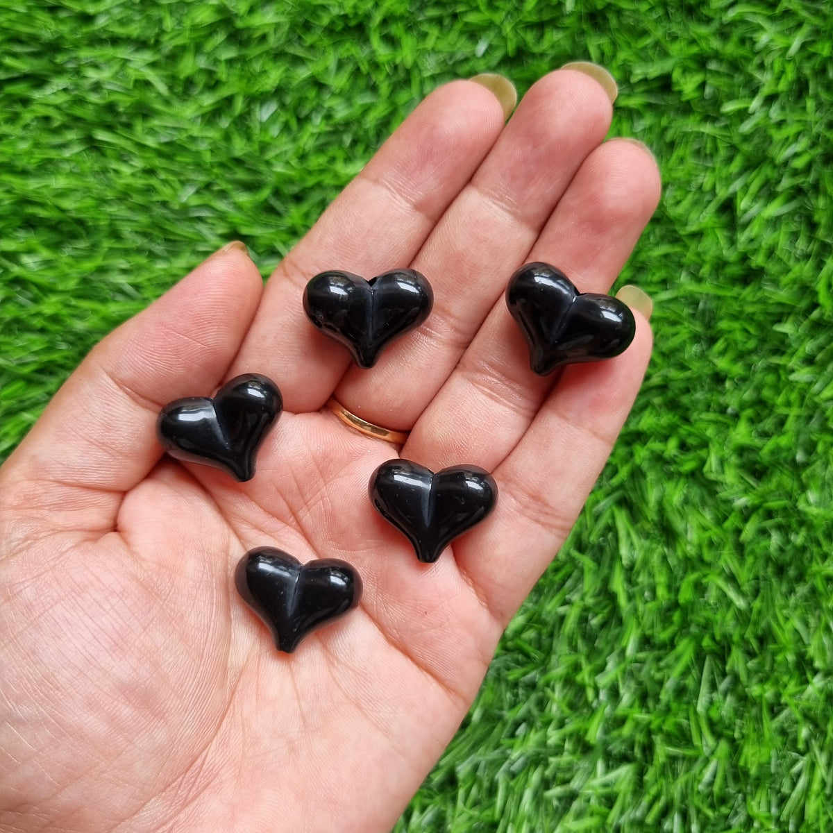 Acrylic Beads - Puffy Heart
