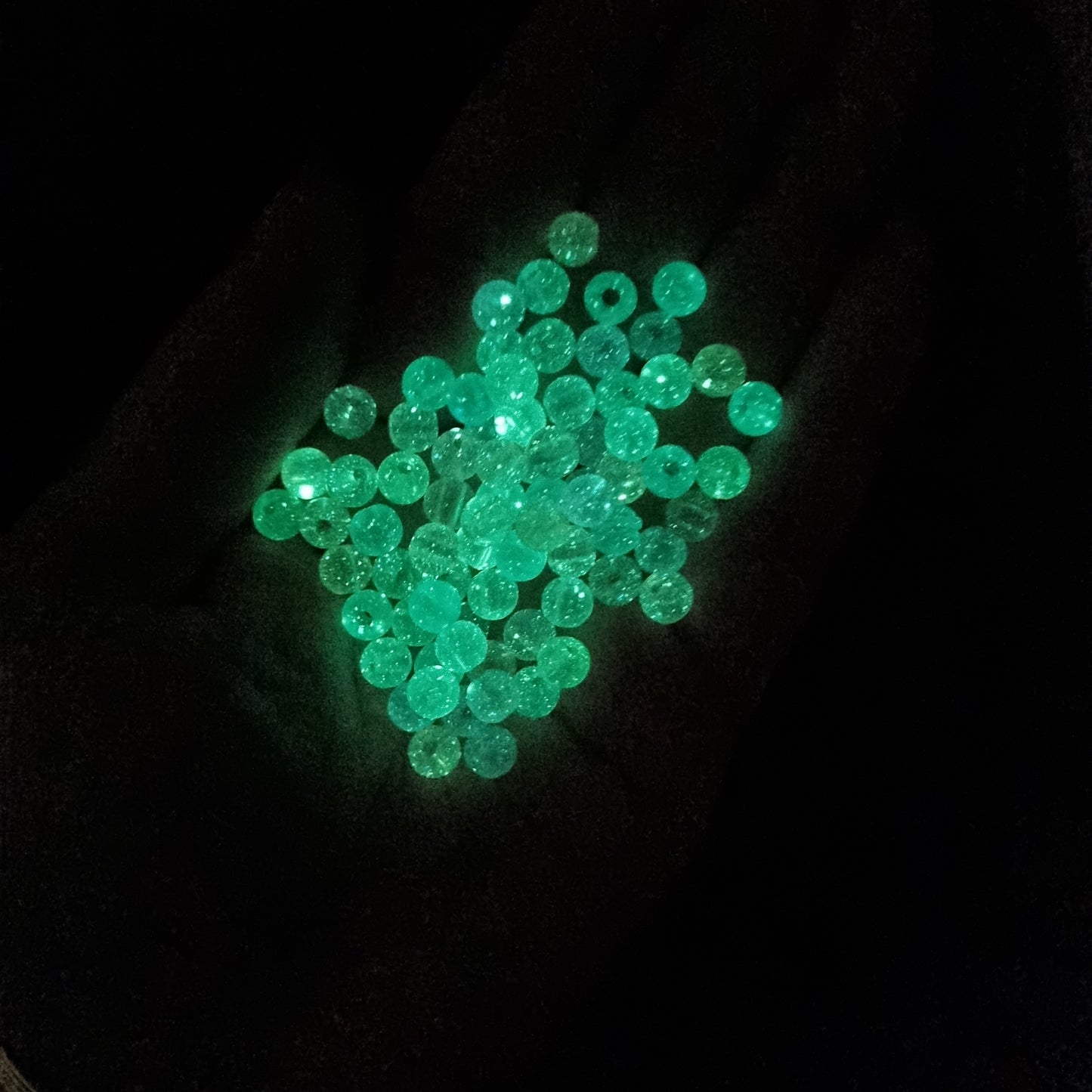 Acrylic Luminous Round Bead 6mm and 8mm