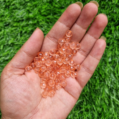 Acrylic Diamond-Cut Bead 8mm