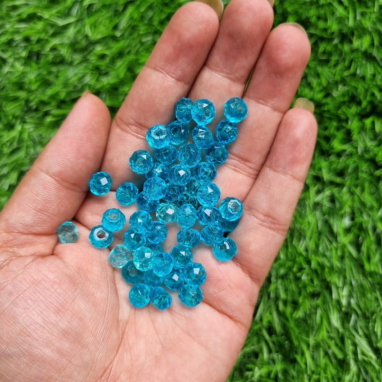 Acrylic Diamond-Cut Bead 8mm
