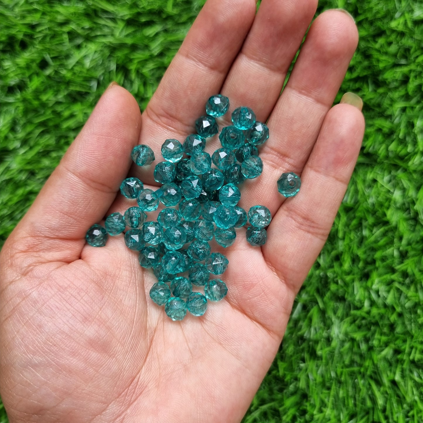 Acrylic Diamond-Cut Bead 8mm