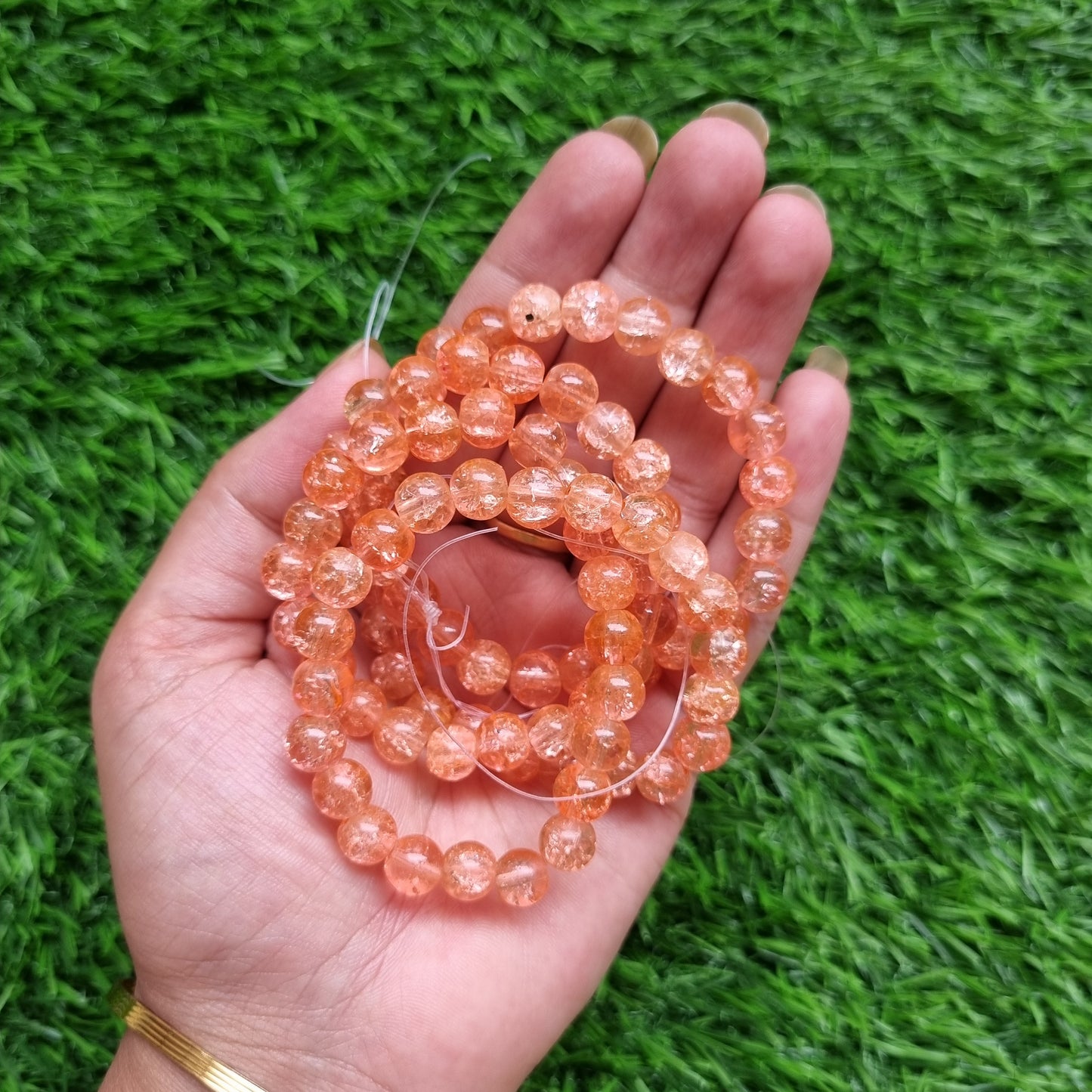 Glass Beads - Crackle