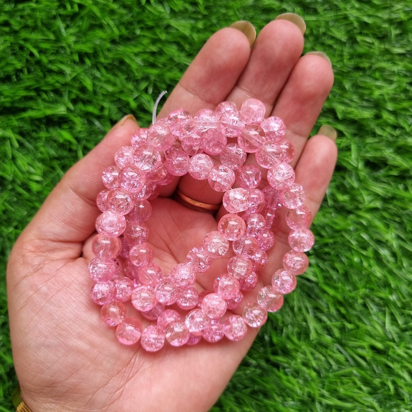 Glass Beads - Crackle