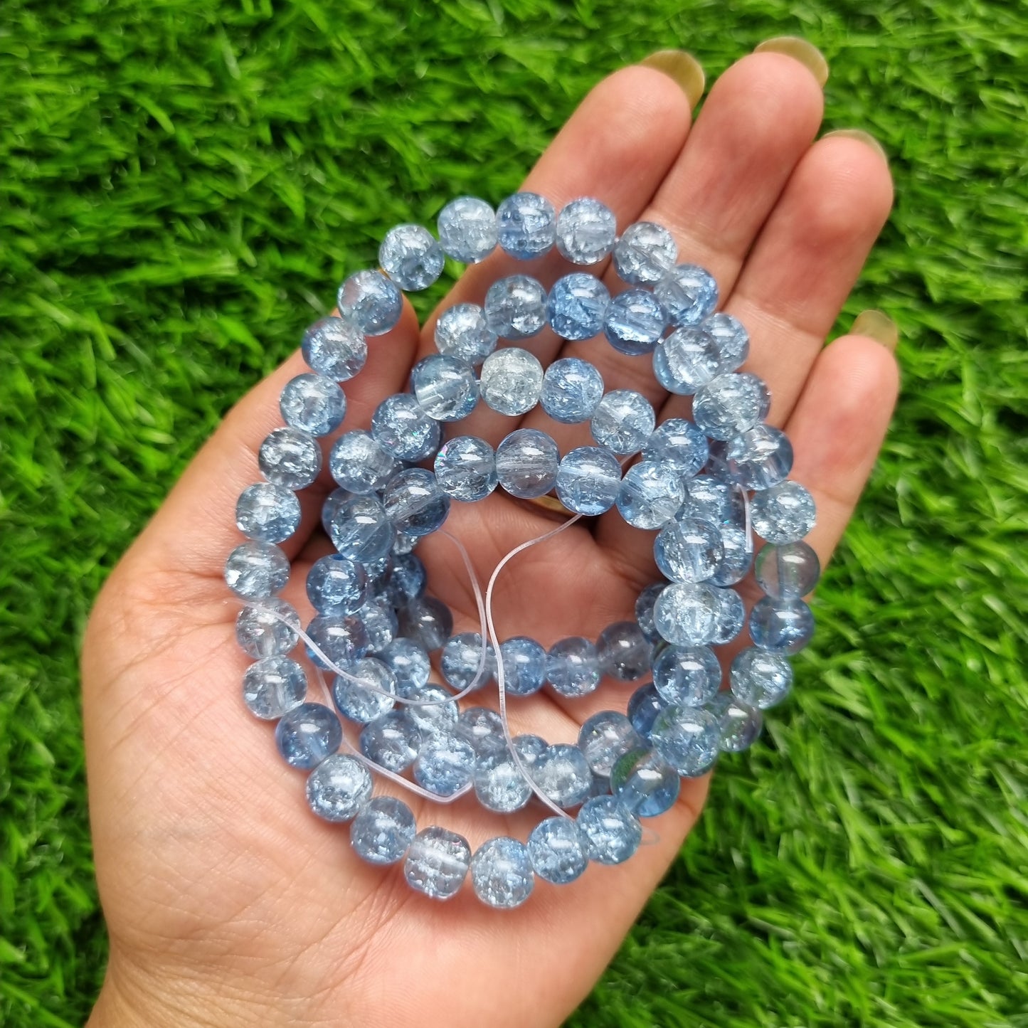 Glass Beads - Crackle