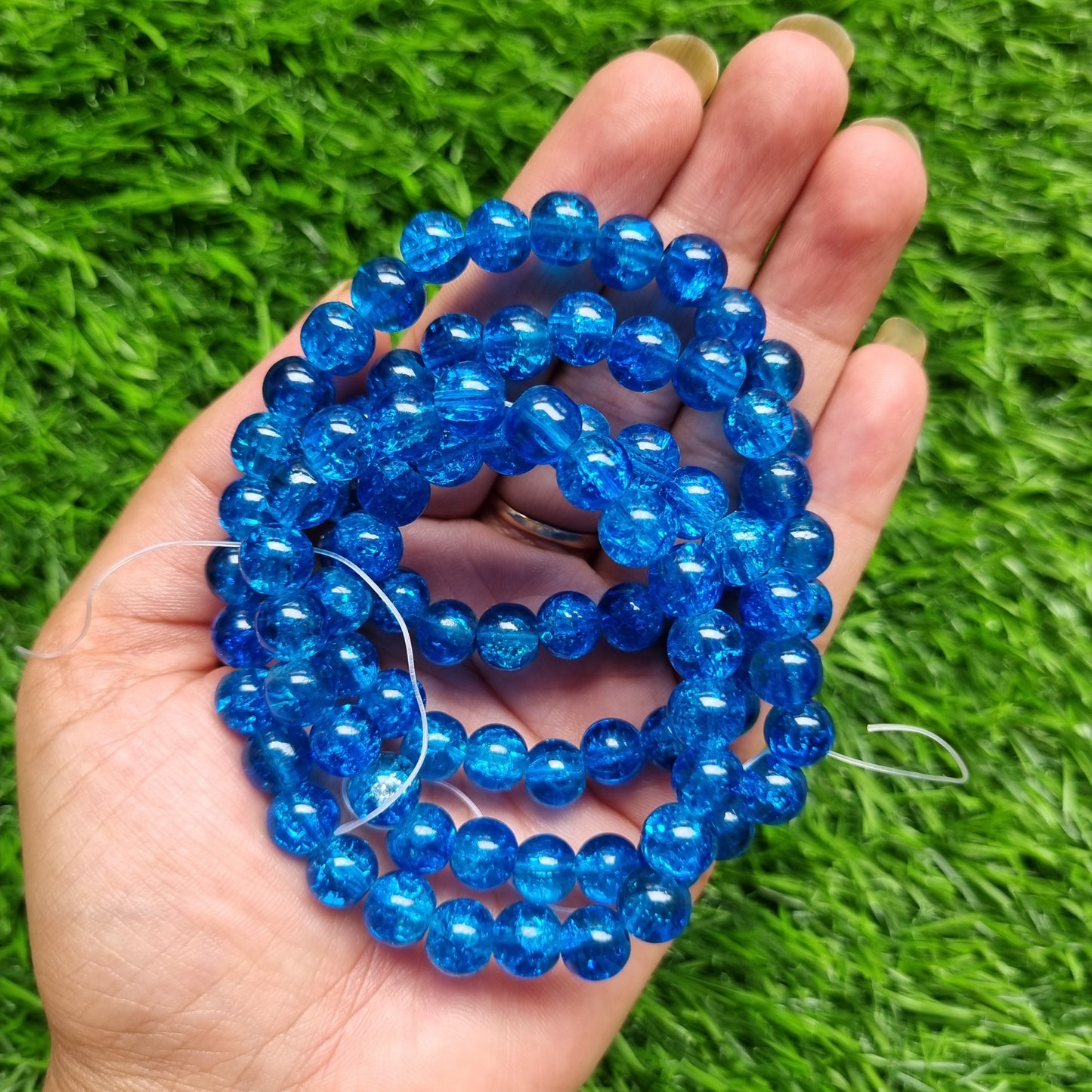 Glass Beads - Crackle