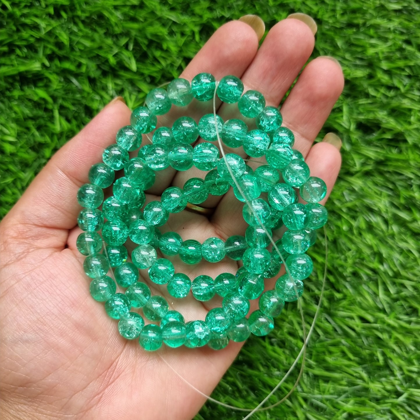 Glass Beads - Crackle