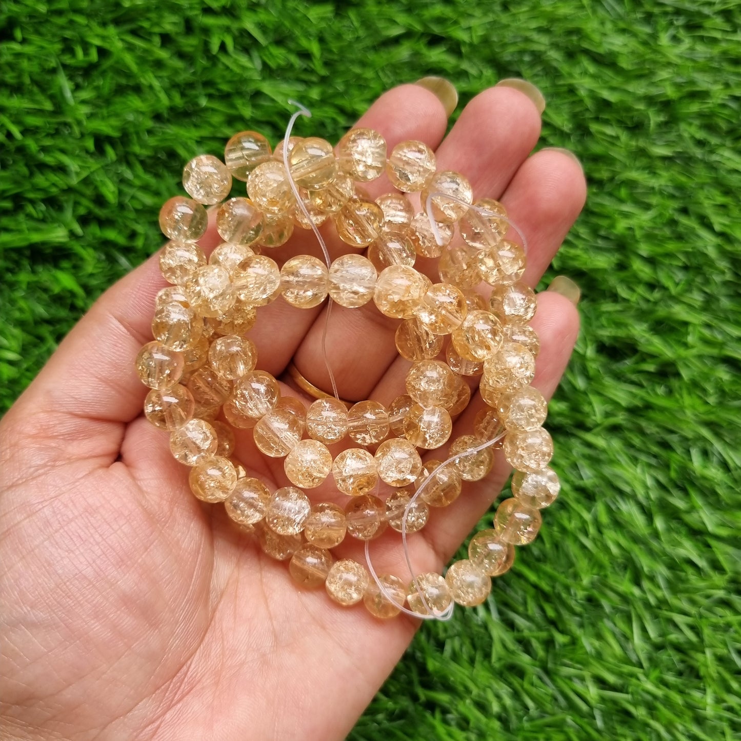 Glass Beads - Crackle