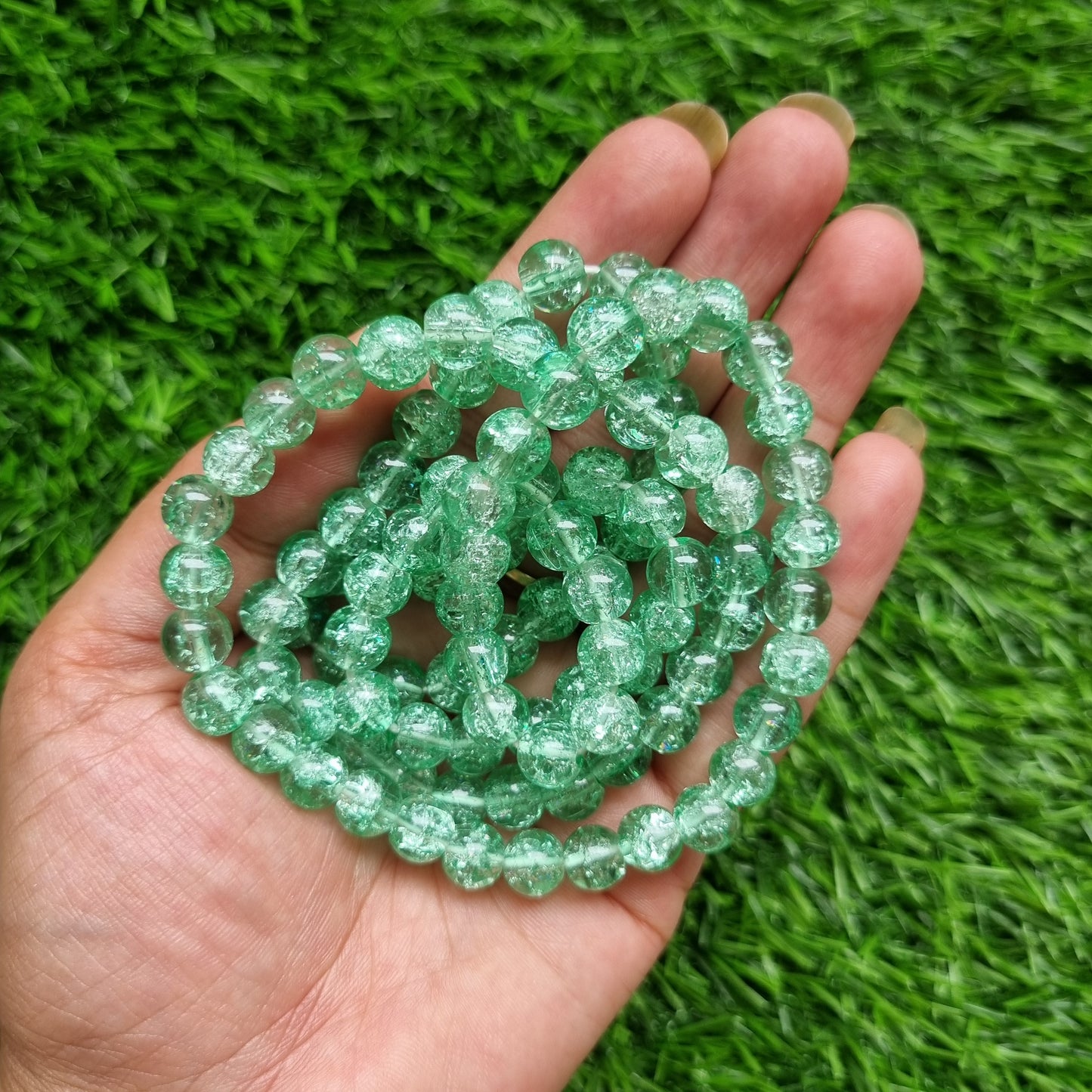 Glass Beads - Crackle