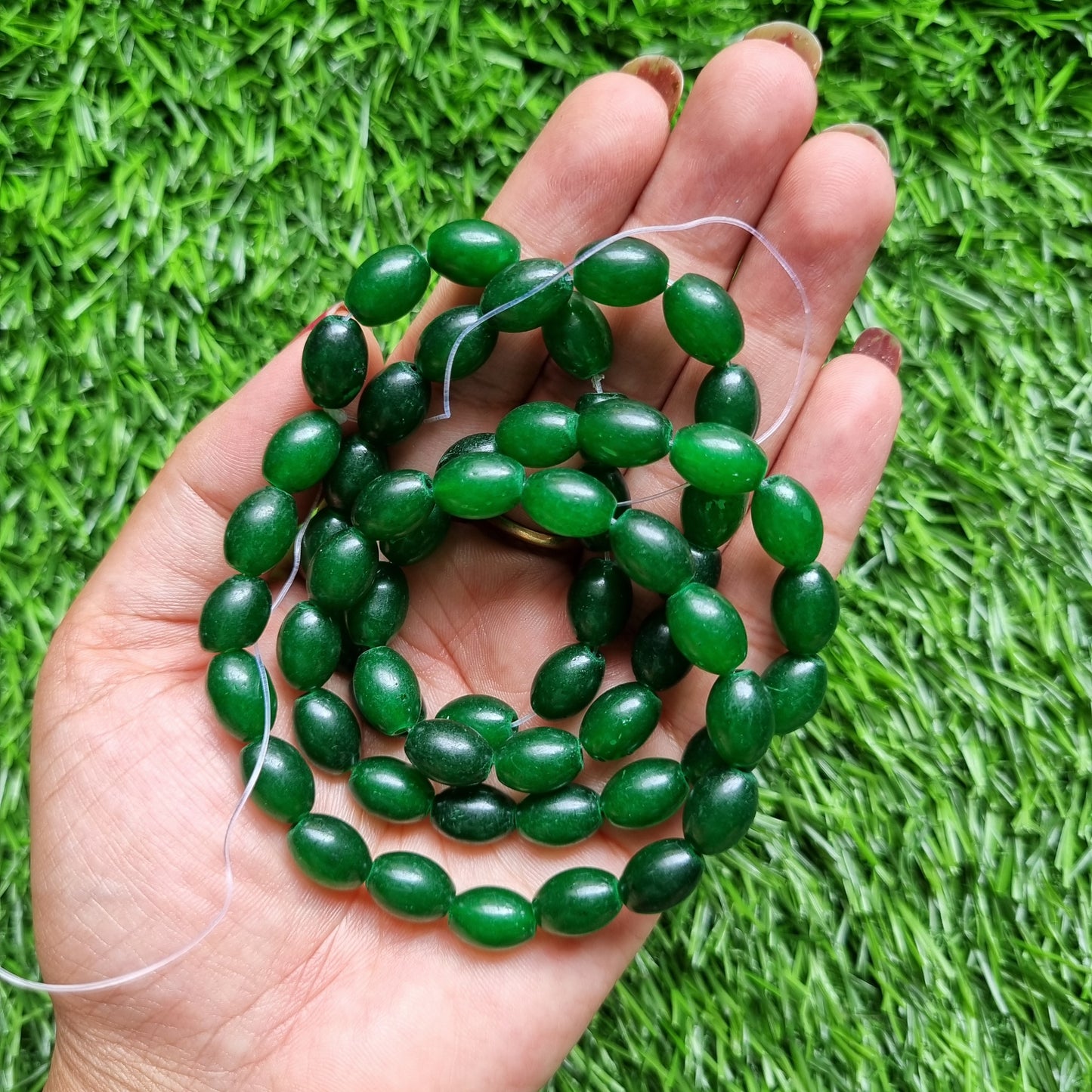 Glass Beads Oval