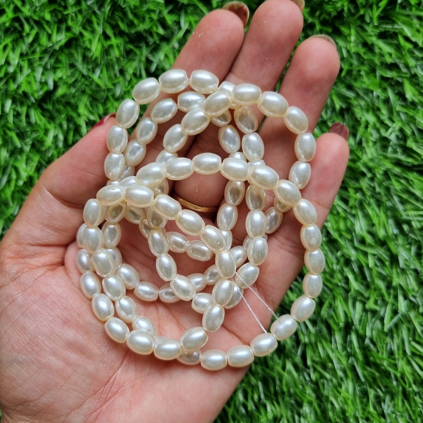 Glass Pearl Oval