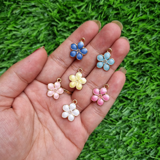 Enamel Charm - Flower
