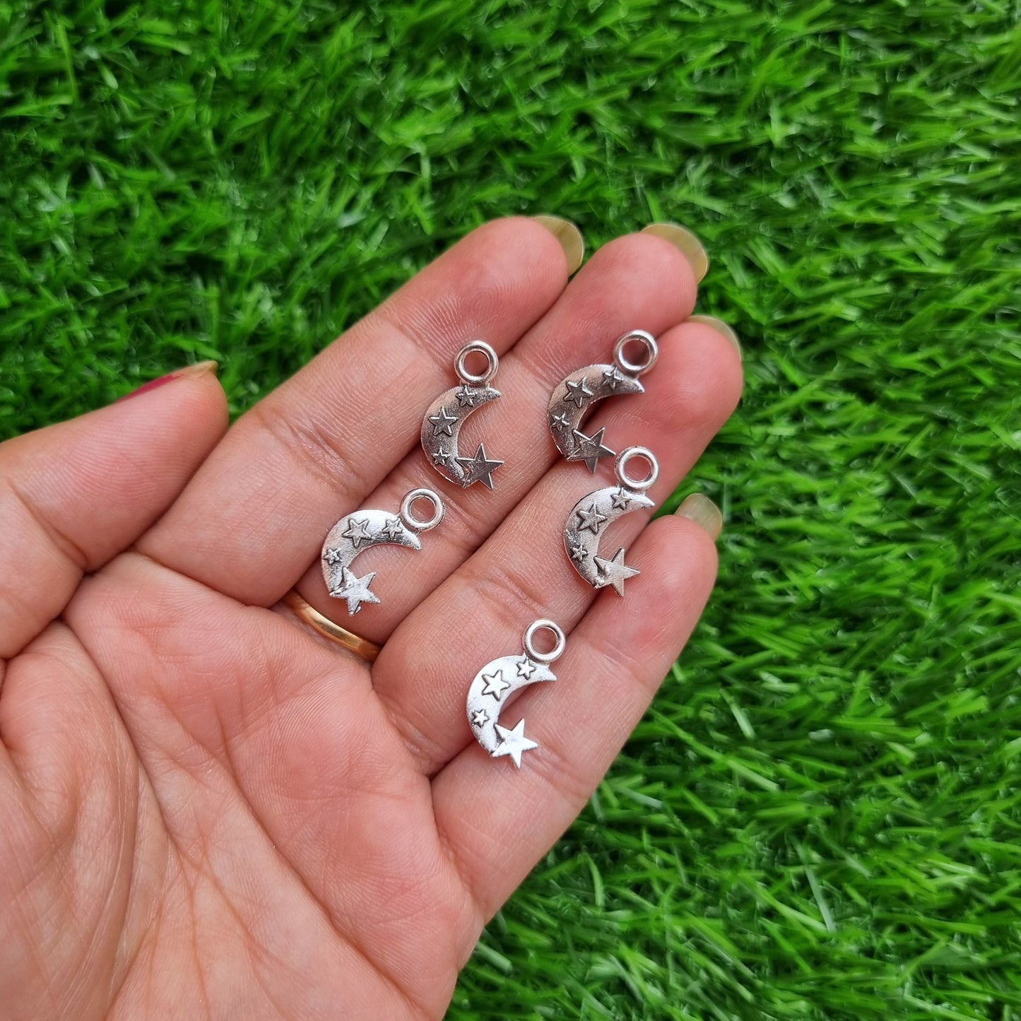 Metal Charm - Moon