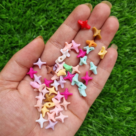 Acrylic Beads - Pointed Star