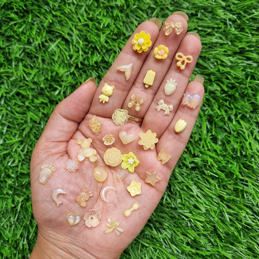 Resin Cabochons - Yellow