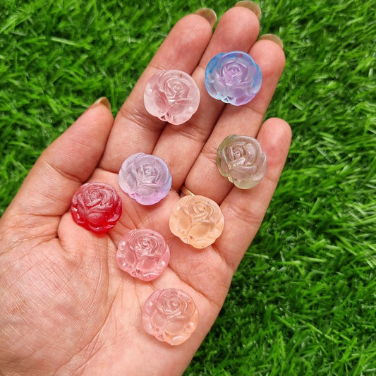 Acrylic Beads - Frost Rose