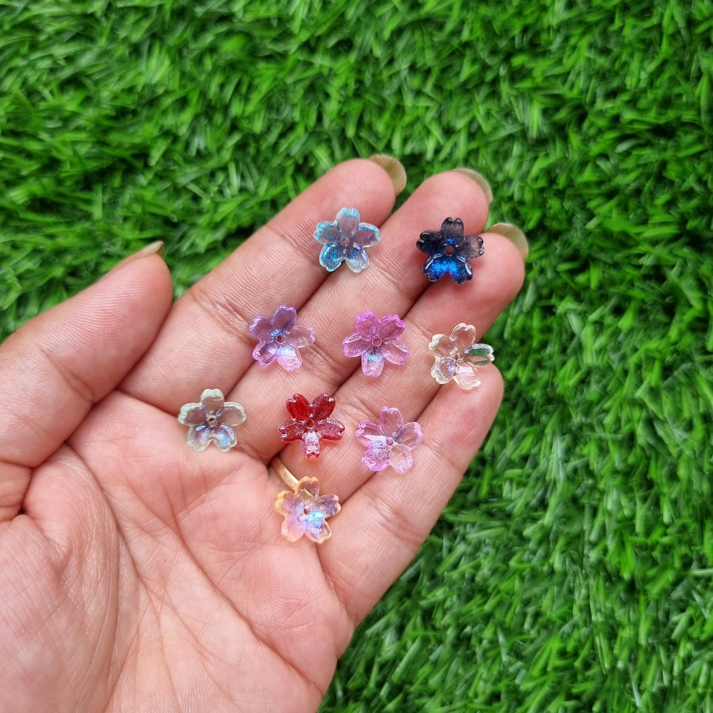 Glass Beads - Flower