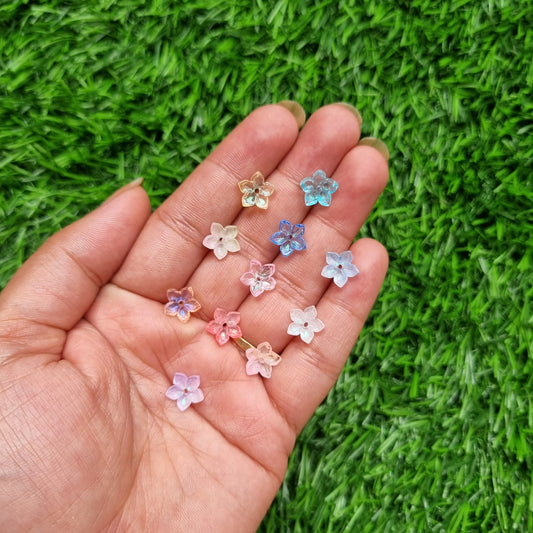 Glass Beads - Flower