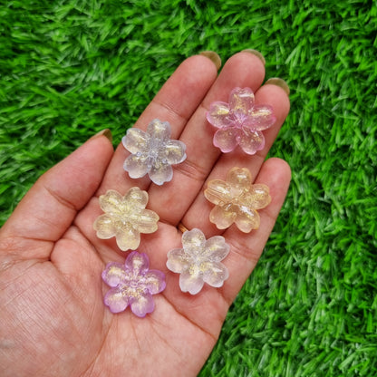 Acrylic Luminous Flower Beads