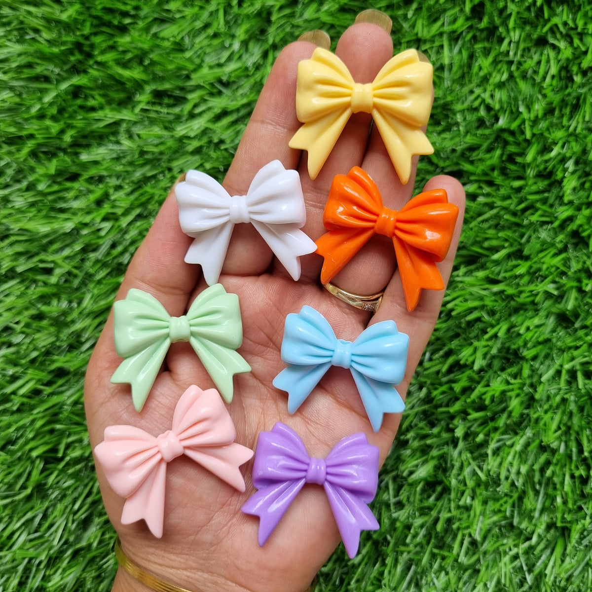Acrylic Beads - Bow Beads