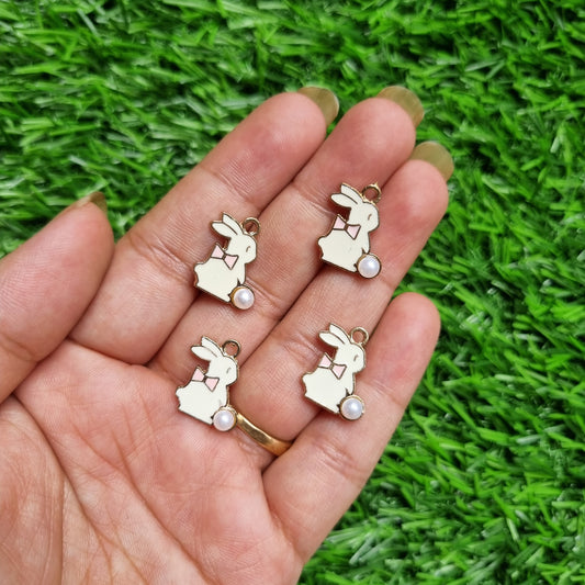 Enamel Charm - Rabbit