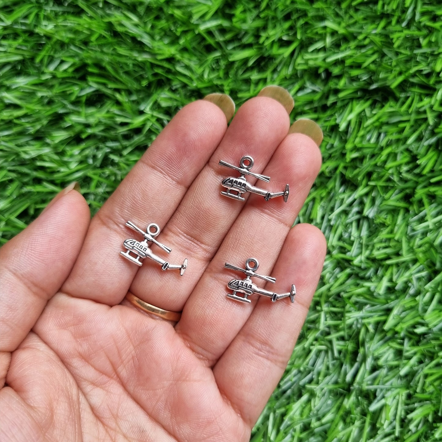Metal Charm - Helicopter