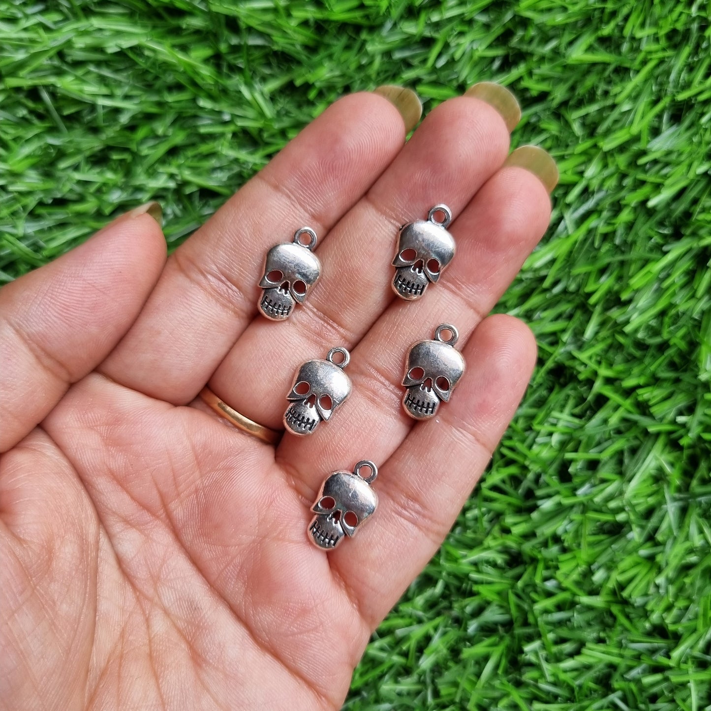 Metal Charm - Skull