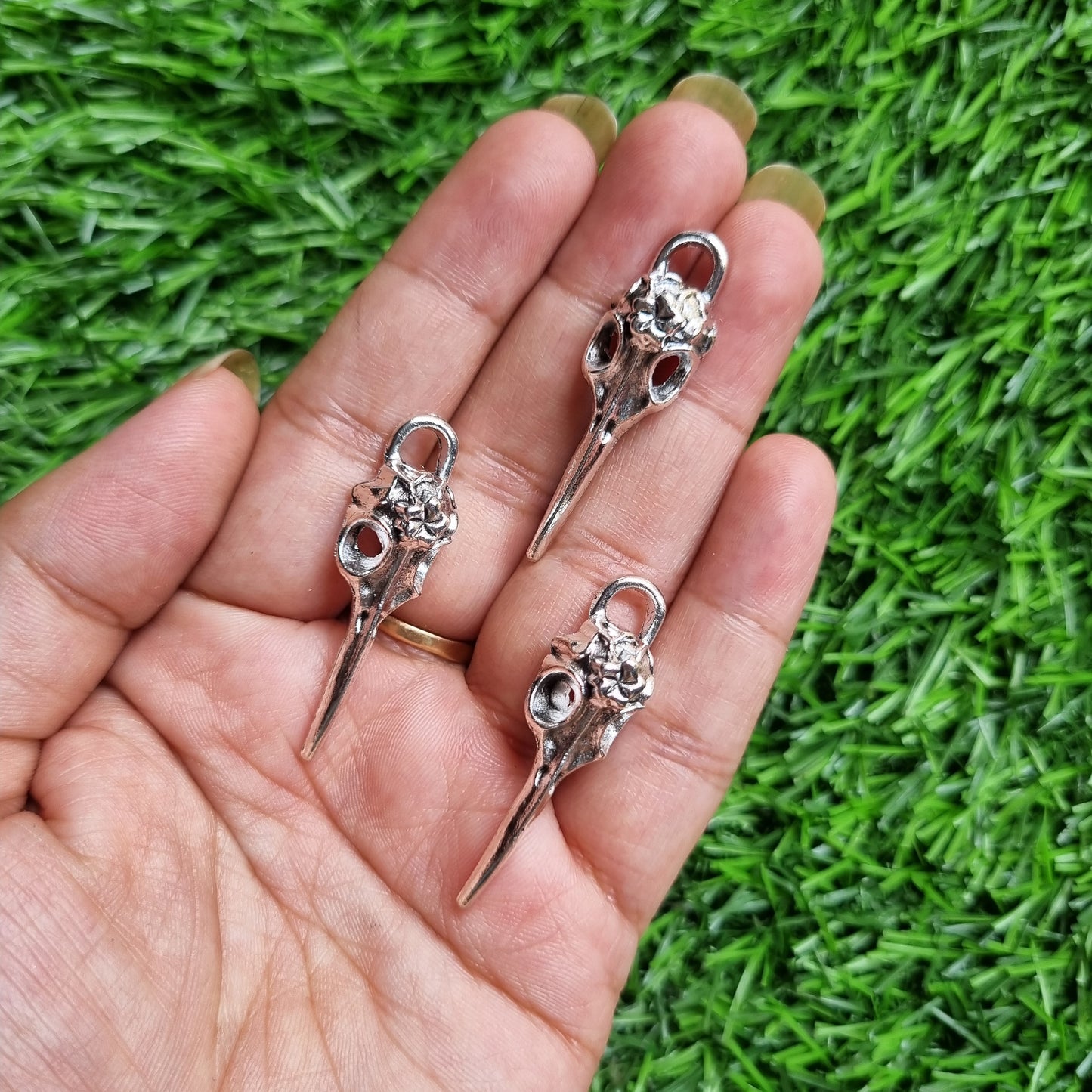 Metal Charm - Skull