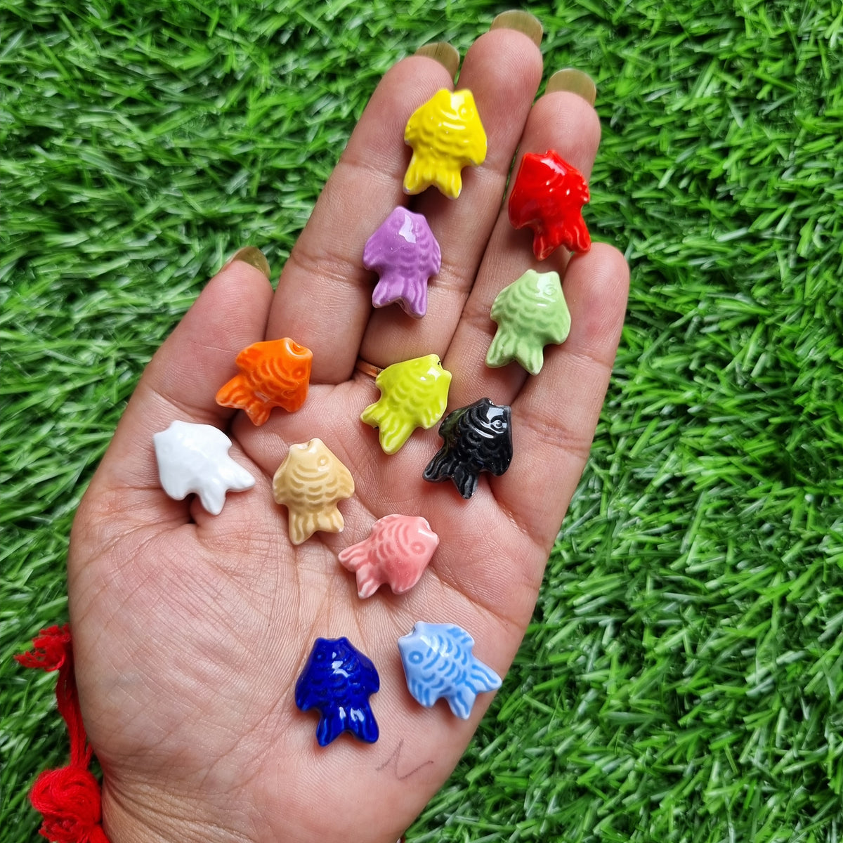 Porceline Bead - Fish