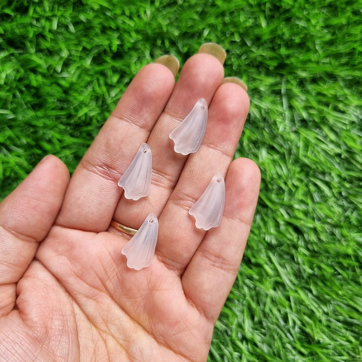 Premium Glass Beads - Frost Petals