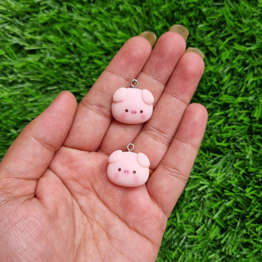 Resin Charms - Pig