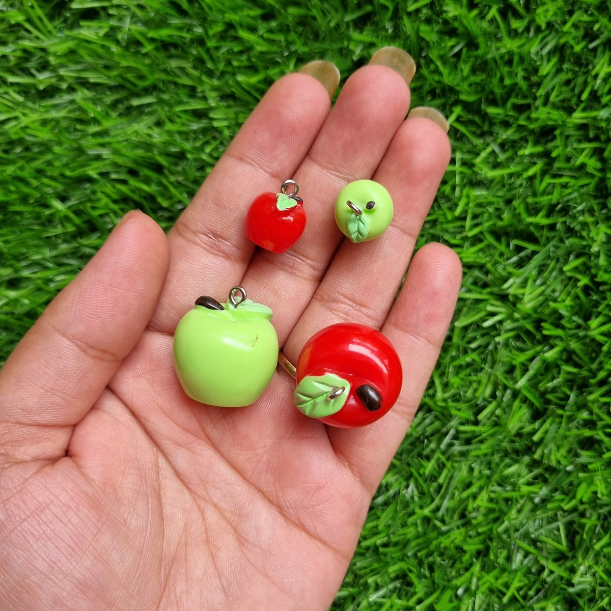 Resin Charms - Apple
