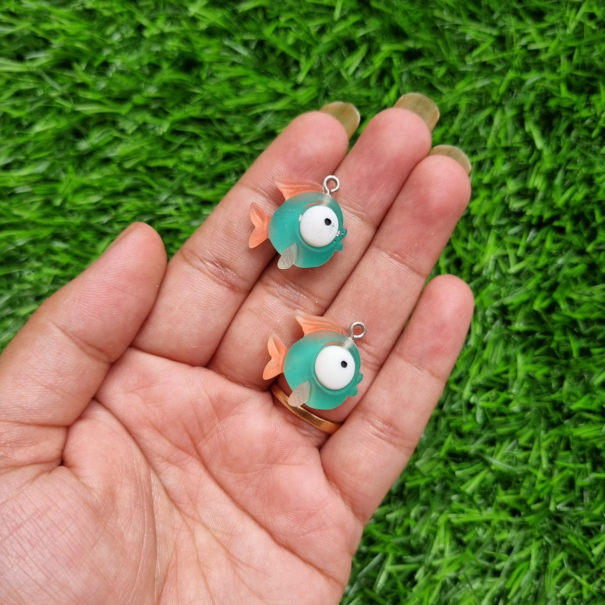 Resin Charms - Frost Fish