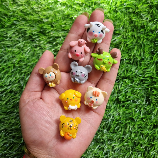 Resin Charms - Chinese zodiac figurines