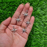 Metal Charms - Galaxy Star Burst