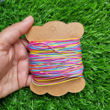 Jewellery Findings - Shaded Twisted Wax Cord 1mm
