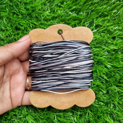 Jewellery Findings - Shaded Twisted Wax Cord 1mm