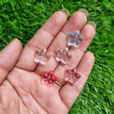 Glass Beads - Star with Bowknot