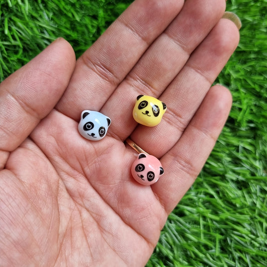 Porcelain Beads - Panda