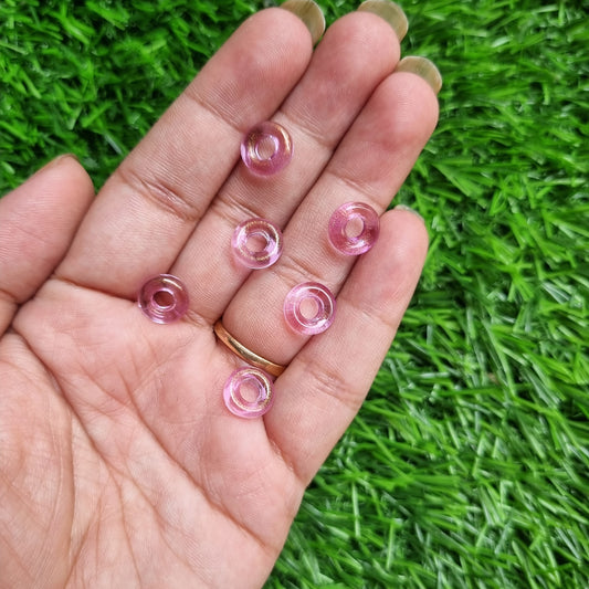 Glass Beads - Donut Rings