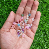 Glass Beads - Rondelle Mix color