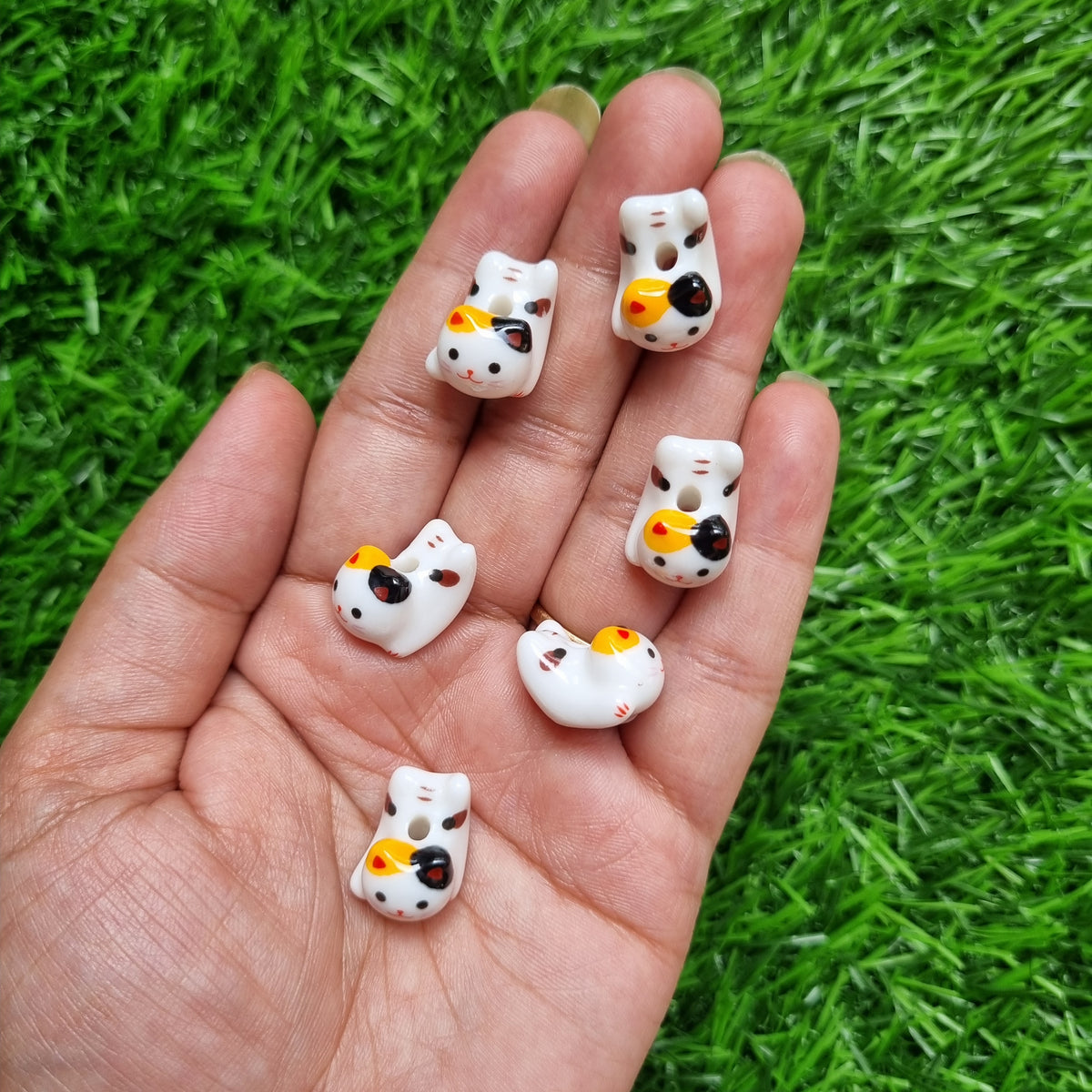 Porcelain Beads - Cat