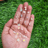 Resin Cabochons - Off-white