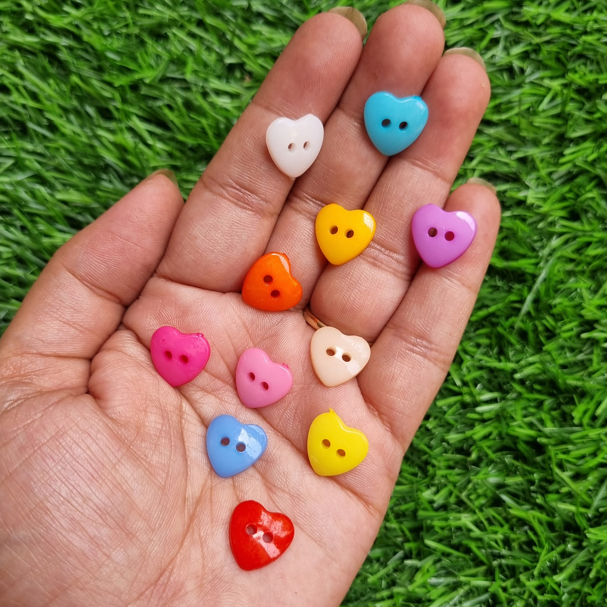 Acrylic Button - Heart