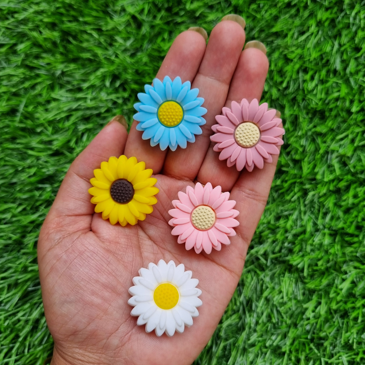Silicon Beads - Daisy