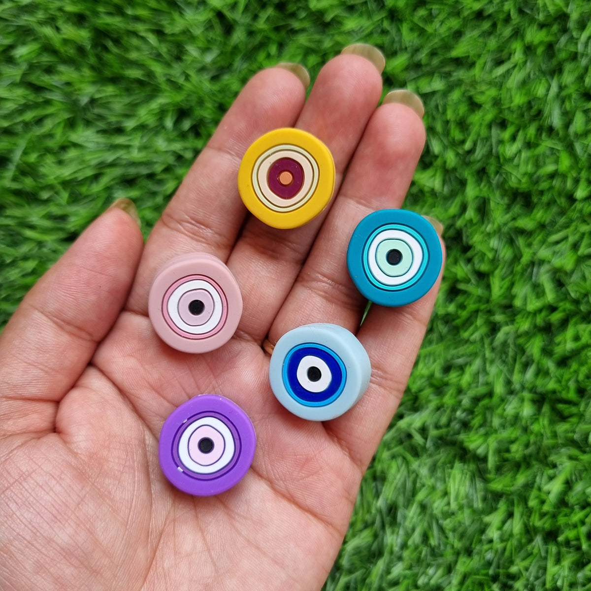 Silicon Beads - Evil Eye